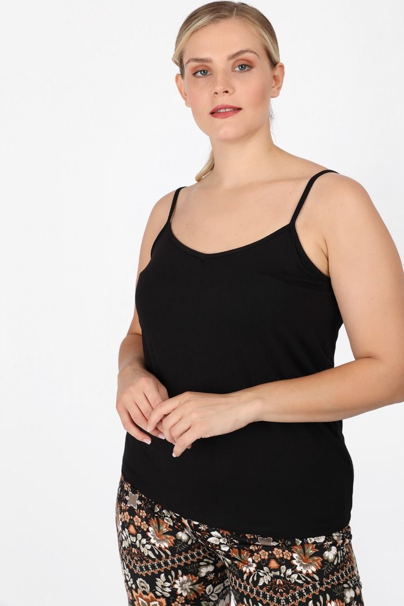 Basic viscose τοπ με τιράντες