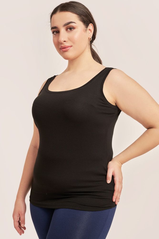 Basic αμάνικο top