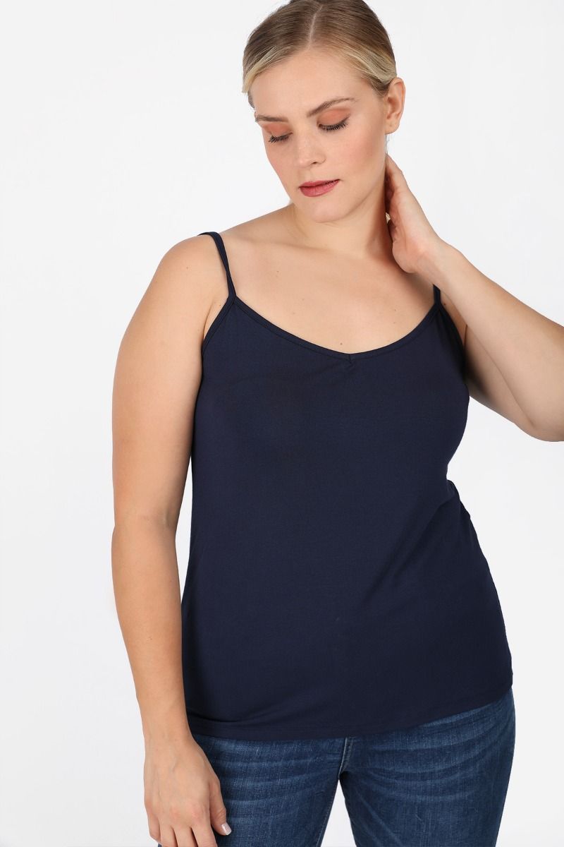 Basic viscose τοπ με τιράντες