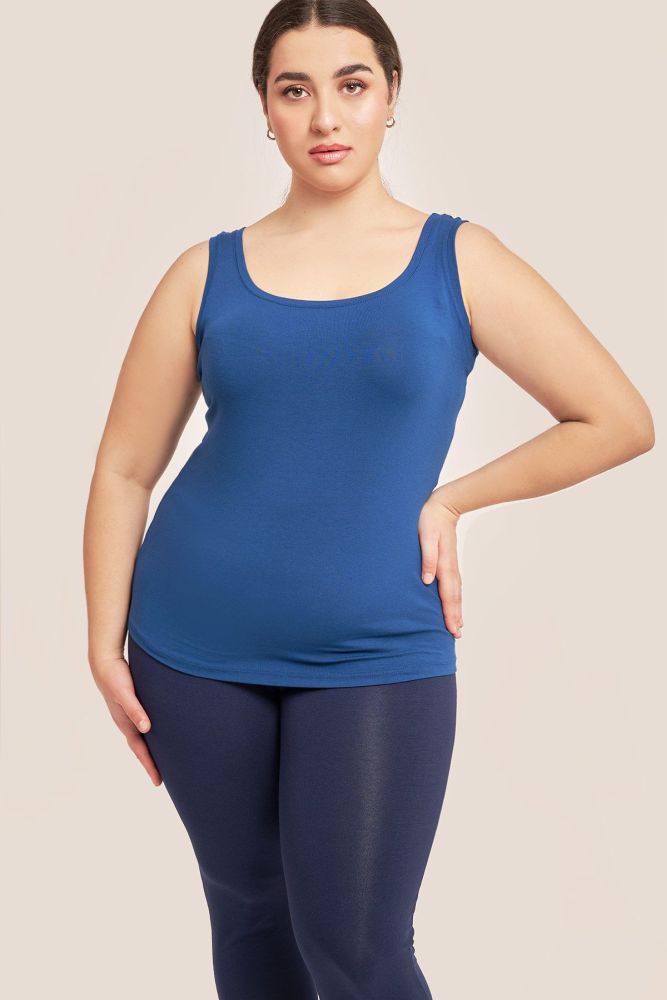 Basic αμάνικο top