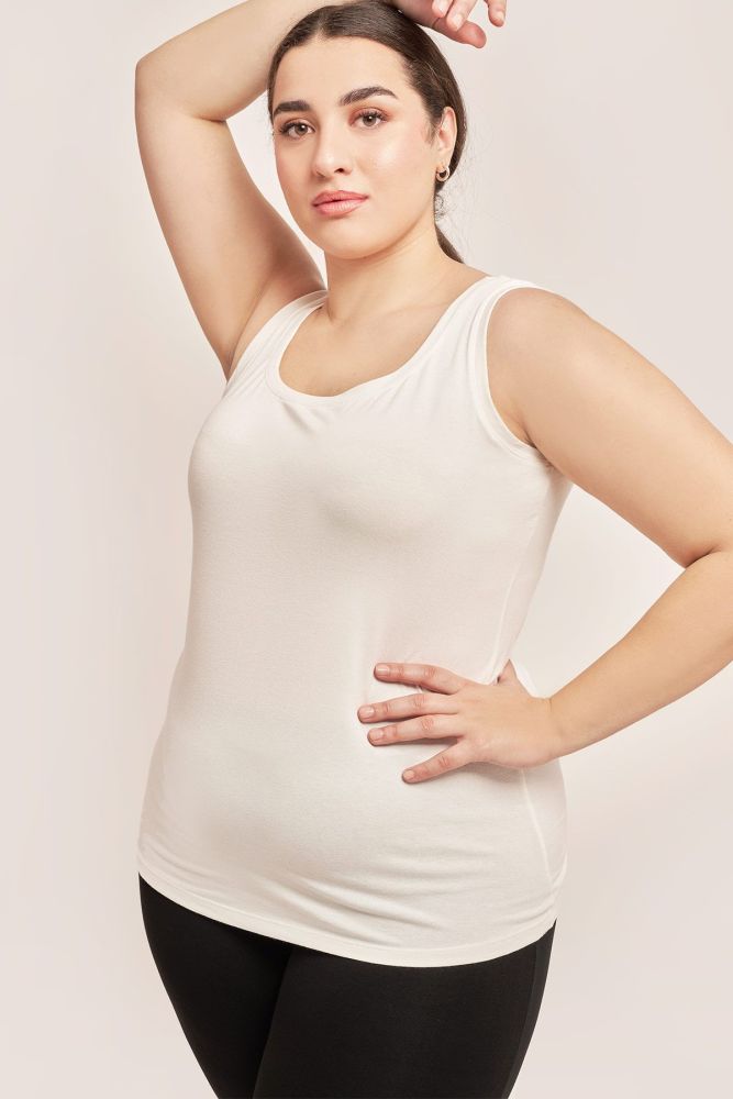 Basic αμάνικο top