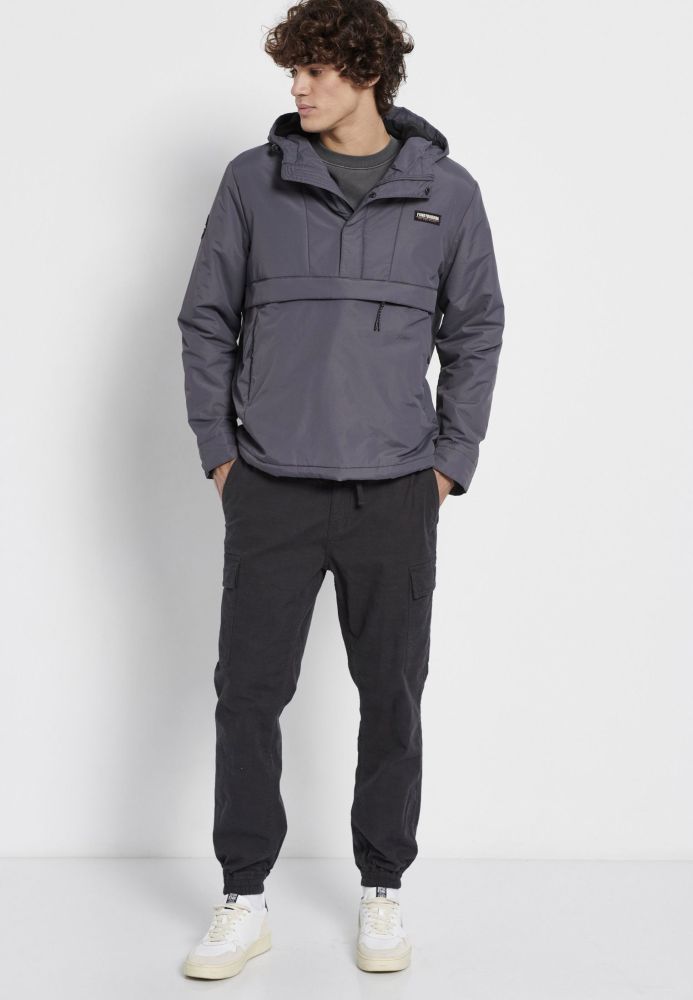 Ανδρικό overhead jacket με κουκούλα
