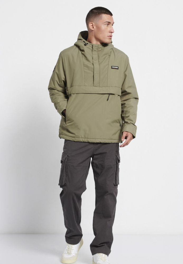 Ανδρικό overhead jacket με κουκούλα