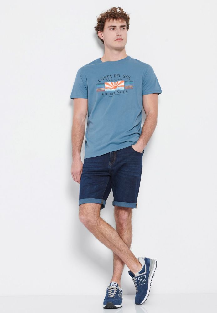 T-shirt από οργανικό βαμβάκι με τύπωμα
