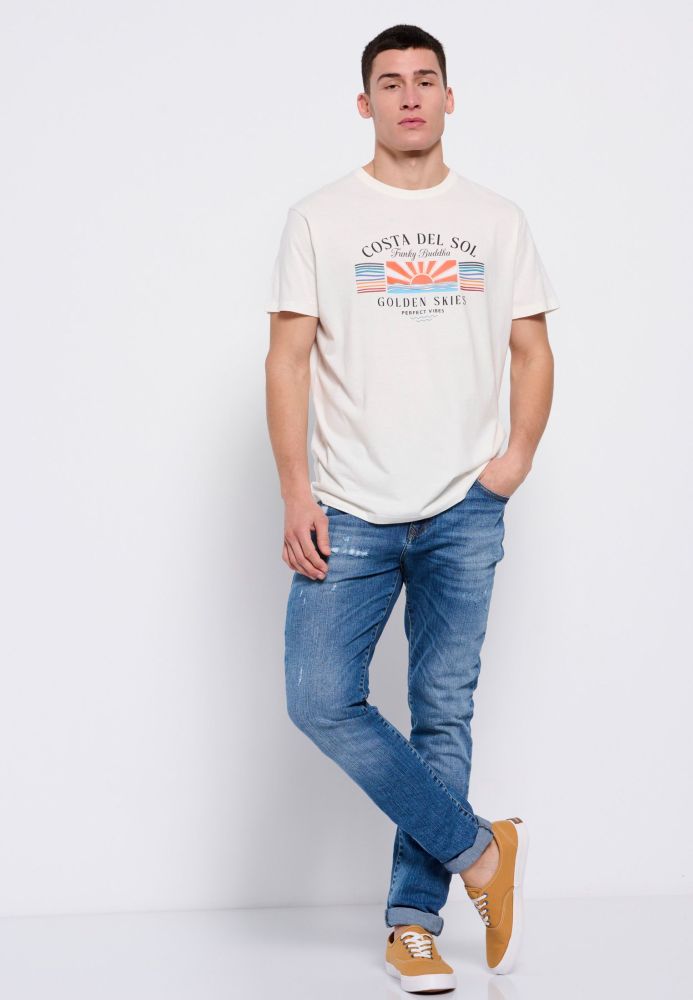 T-shirt από οργανικό βαμβάκι με τύπωμα