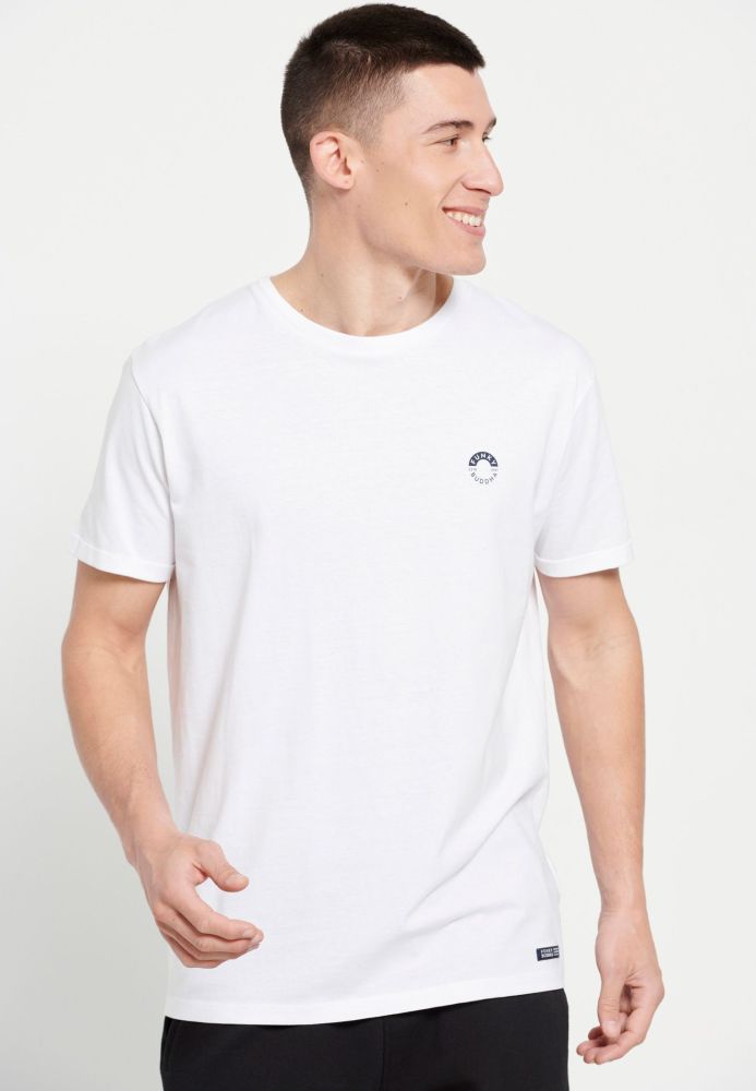 Loose fit t-shirt με τύπωμα στο στήθος
