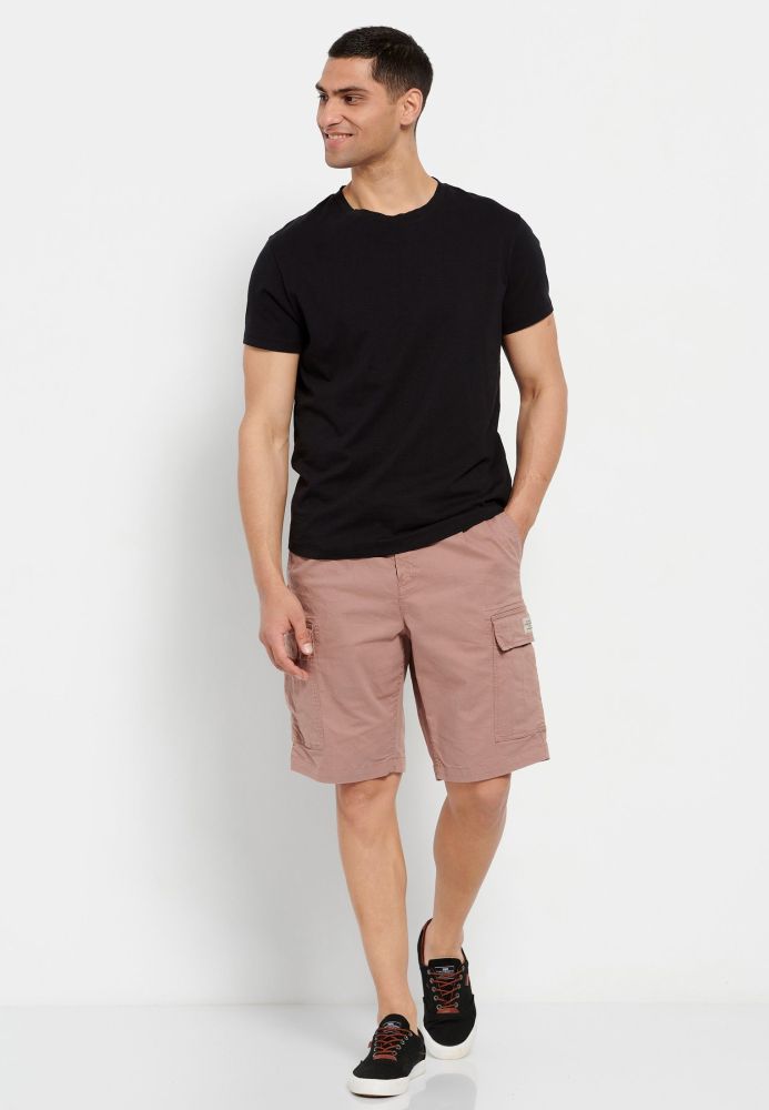Loose fit μονόχρωμο t-shirt