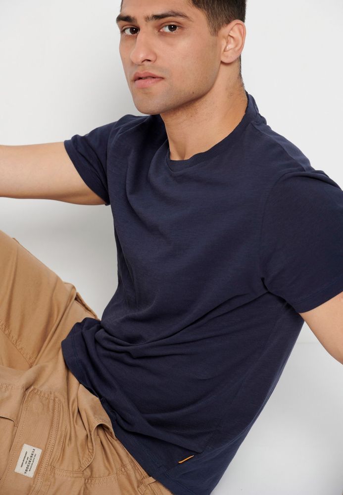 Loose fit μονόχρωμο t-shirt