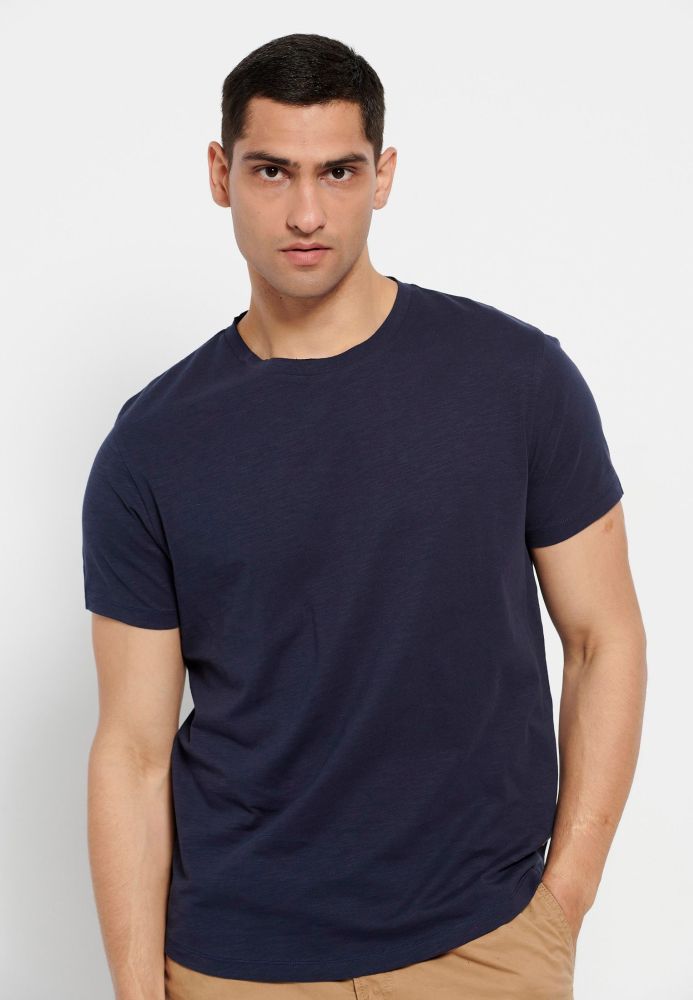 Loose fit μονόχρωμο t-shirt