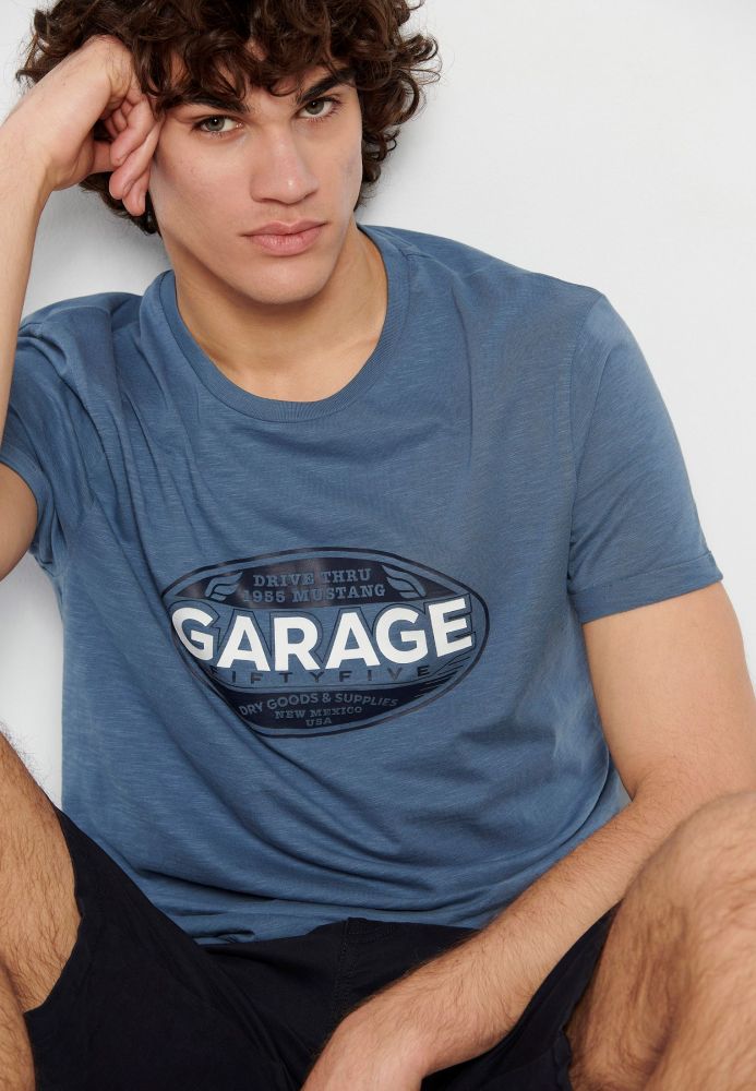 T-shirt με branded τύπωμα Garage 55