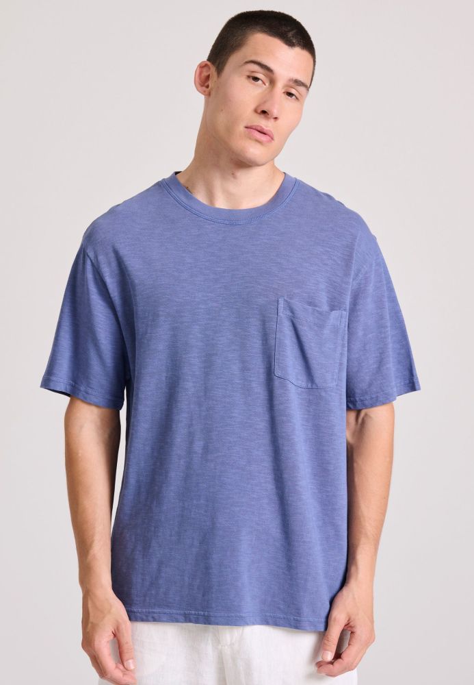 Relaxed fit t-shirt με τσέπη στο στήθος