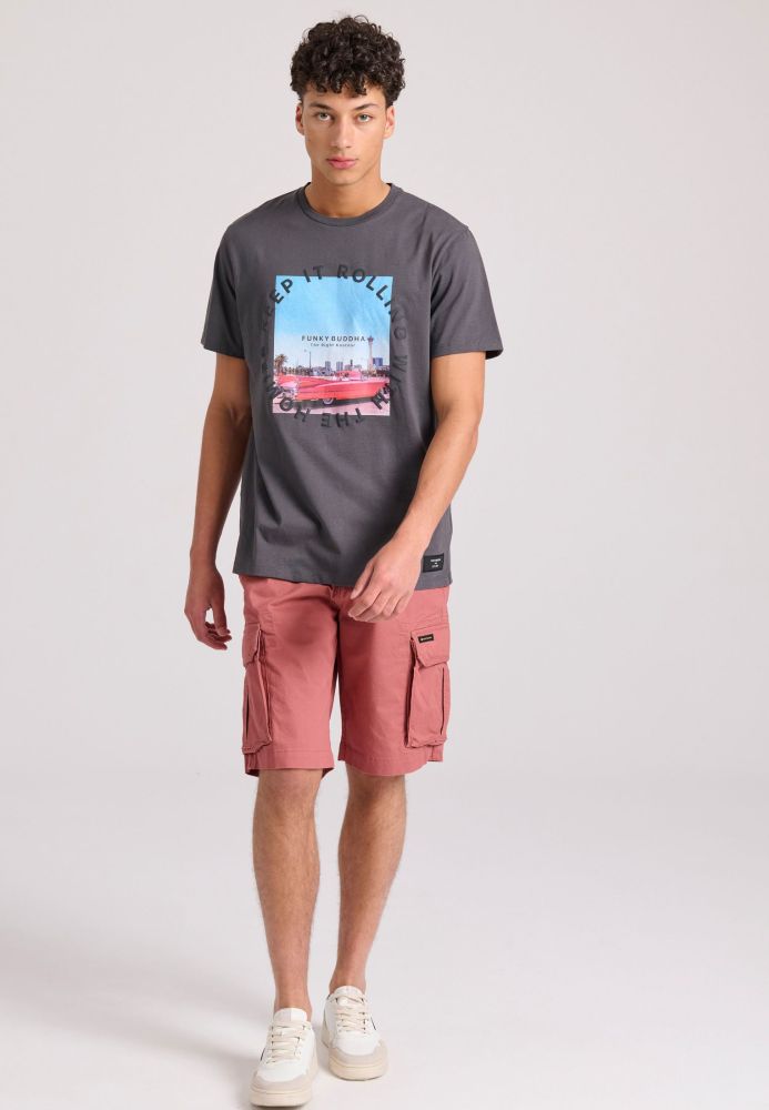 T-shirt με vintage photographic τύπωμα