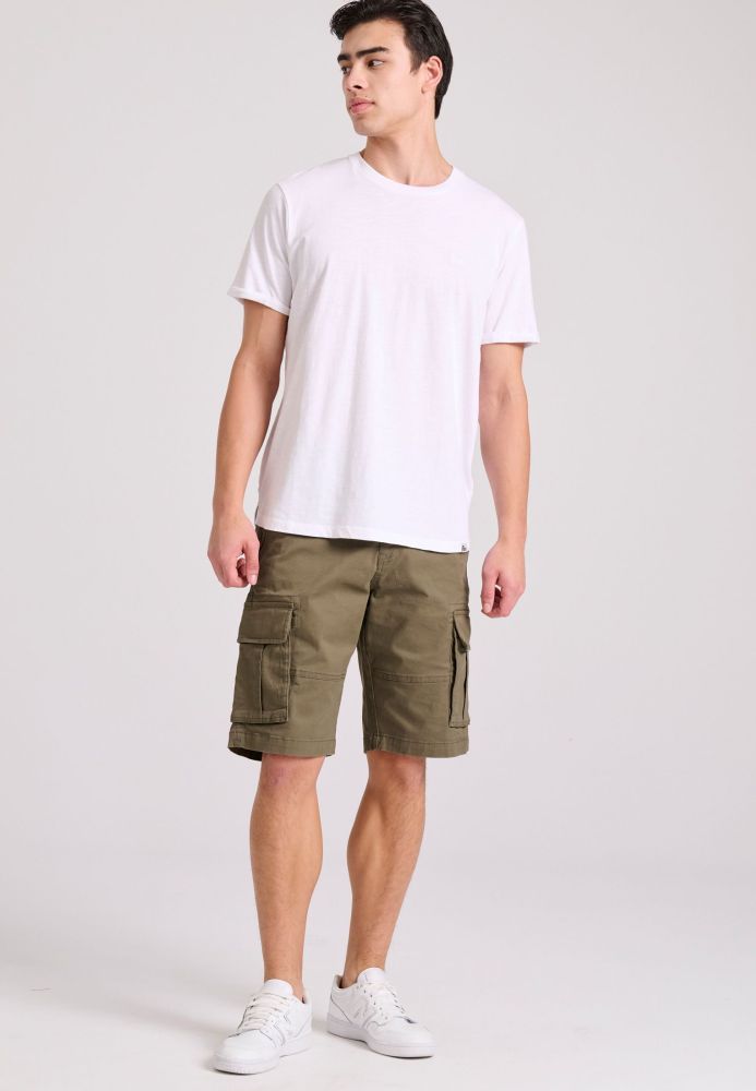 Βαμβακερό t-shirt με κεντημένο logo Garage 55