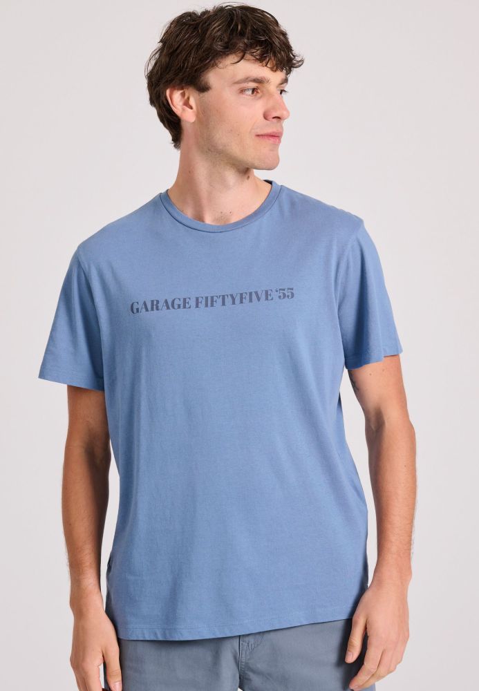 Ανδρικό t-shirt με τύπωμα στο στήθος Garage 55
