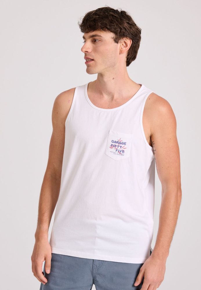 Ανδρικό tank top με τσέπη στο στήθος Garage 55