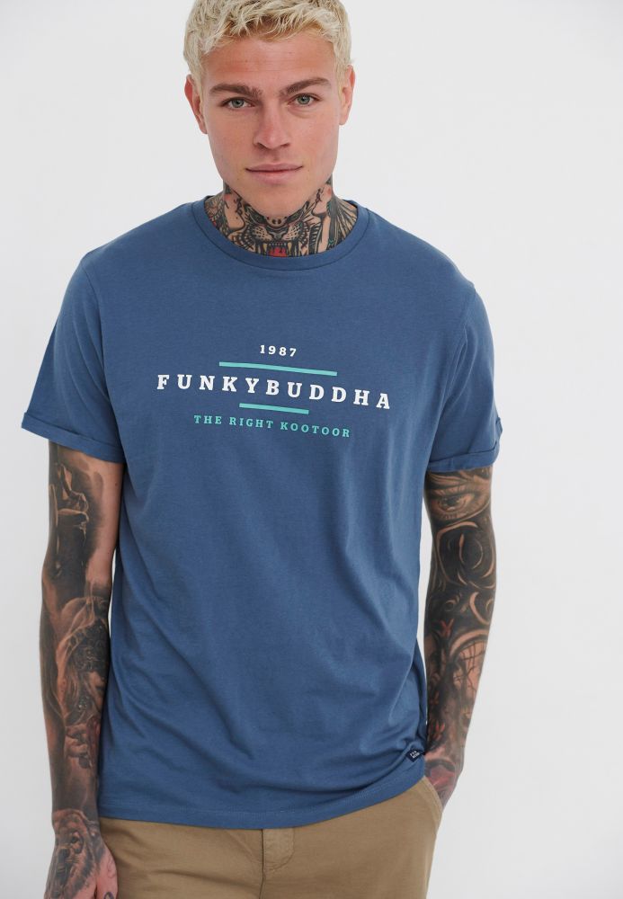 T-shirt με Funky Buddha τύπωμα