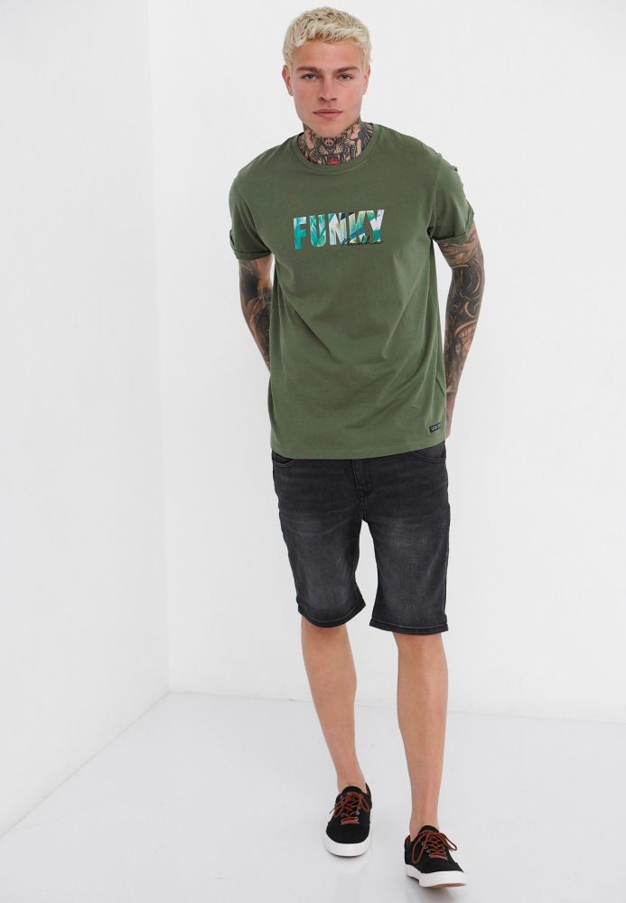 T-shirt από οργανικό βαμβάκι με τύπωμα