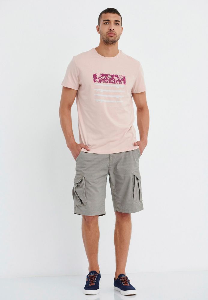 Βαμβακερό t-shirt με τύπωμα Garage 55