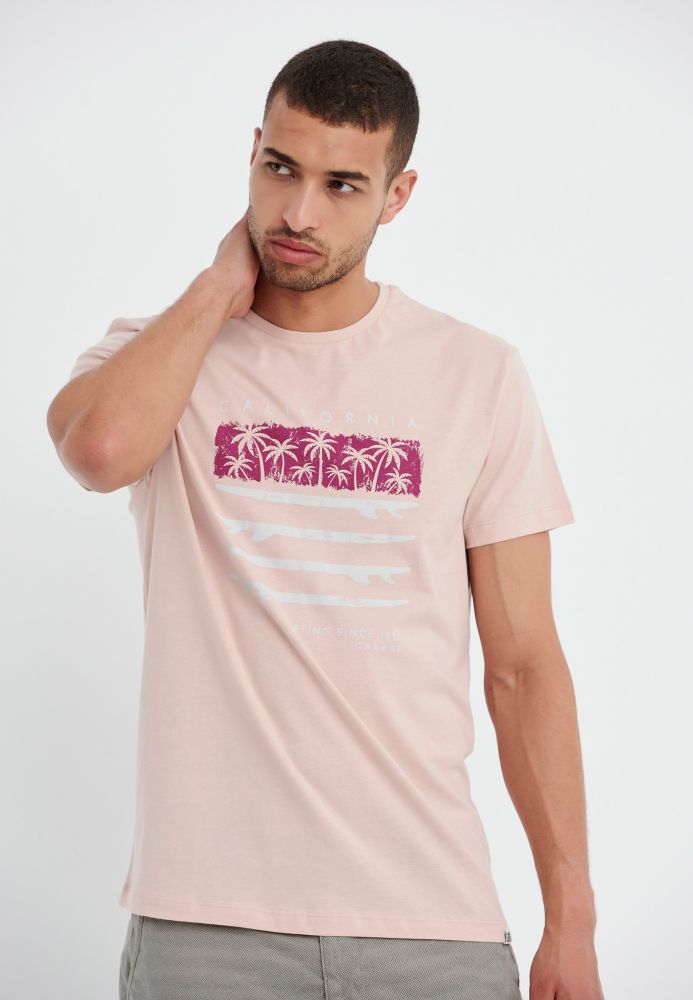 Βαμβακερό t-shirt με τύπωμα Garage 55