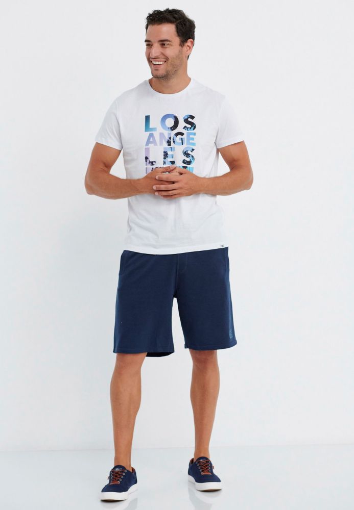 Βαμβακερό t-shirt με τύπωμα Garage 55