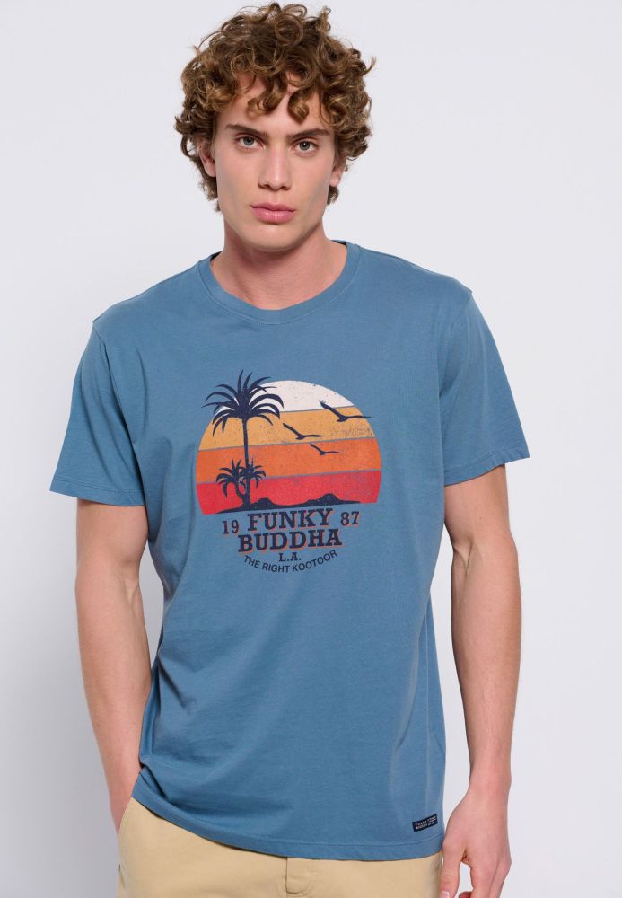 T-shirt από οργανικό βαμβάκι με τύπωμα