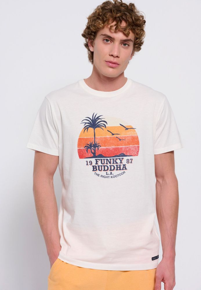 T-shirt από οργανικό βαμβάκι με τύπωμα