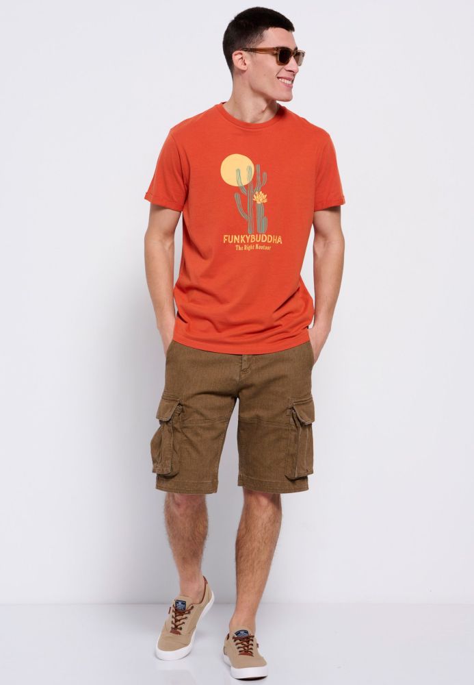T-shirt από οργανικό βαμβάκι με τύπωμα