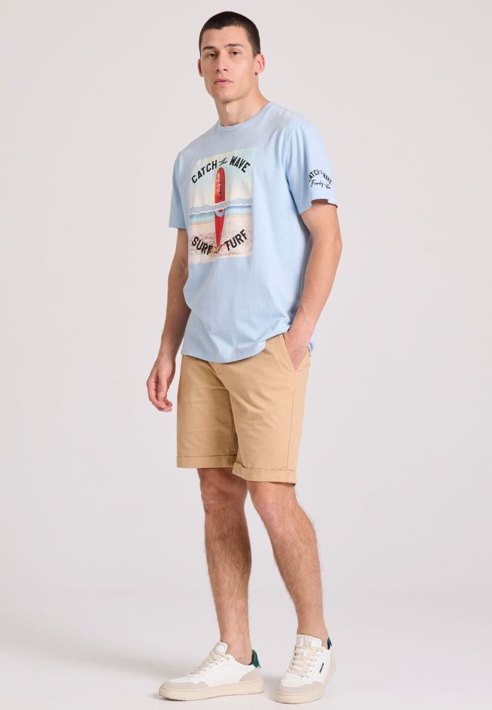 T-shirt με vintage surf photographic τύπωμα