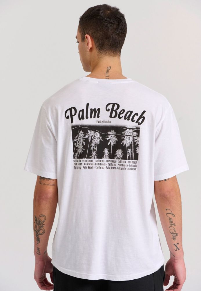 Relaxed fit με tropical print στην πλάτη