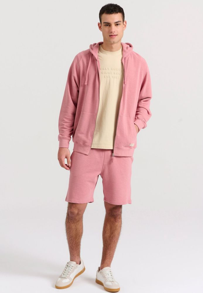 Relaxed fit φούτερ ζακέτα