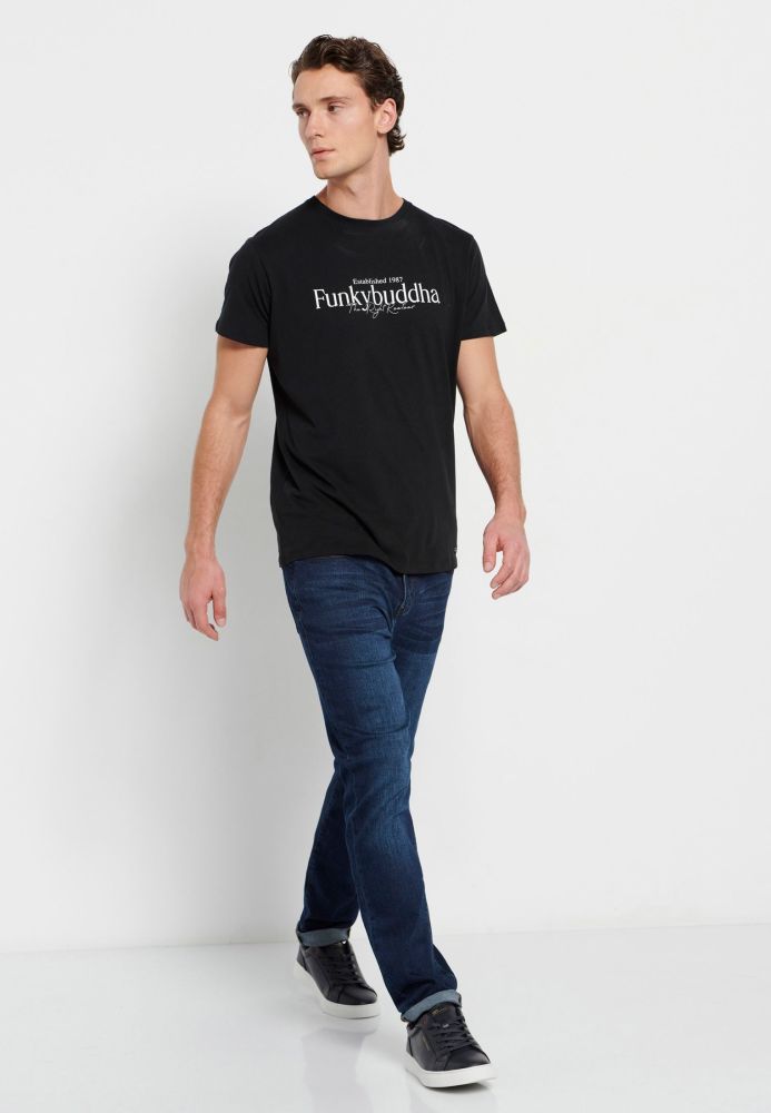 T-shirt με Funky Buddha τύπωμα