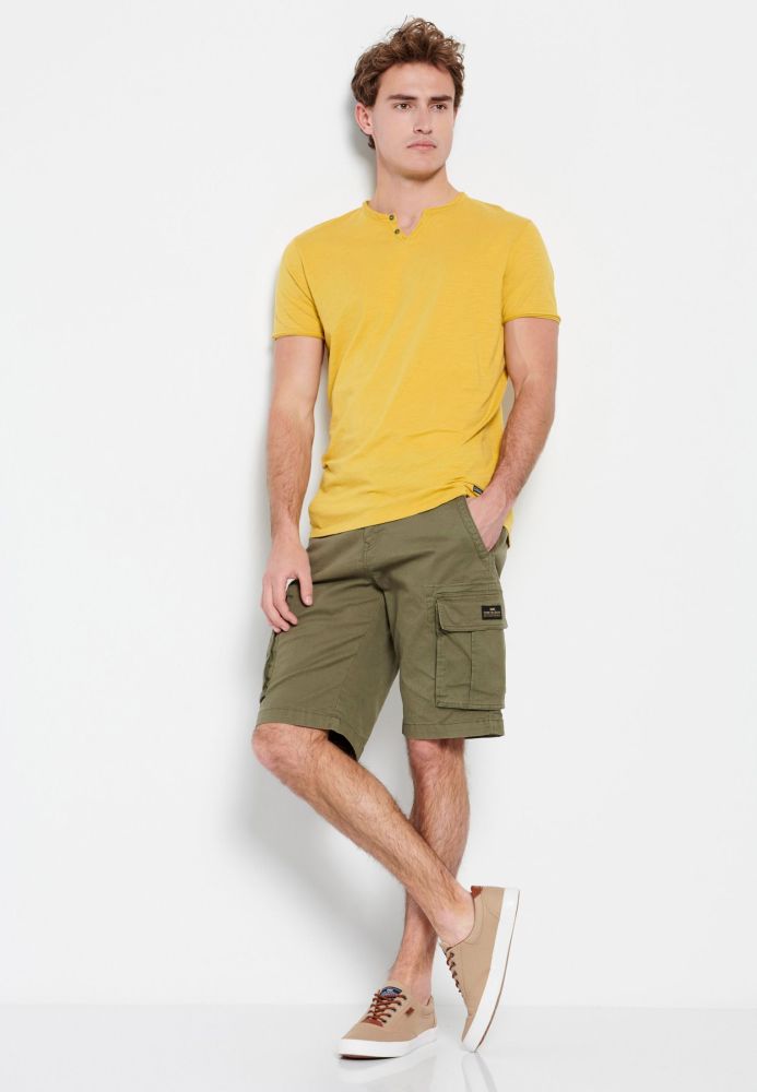 Essential t-shirt με λαιμό henley