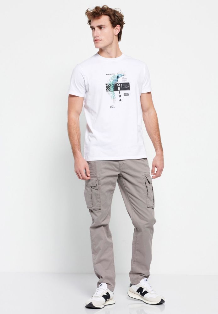 Ανδρικό t-shirt με graphic τύπωμα