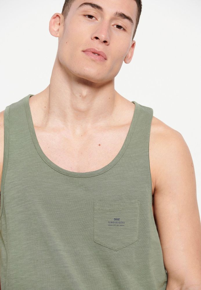 Ανδρικό tank top με τσέπη