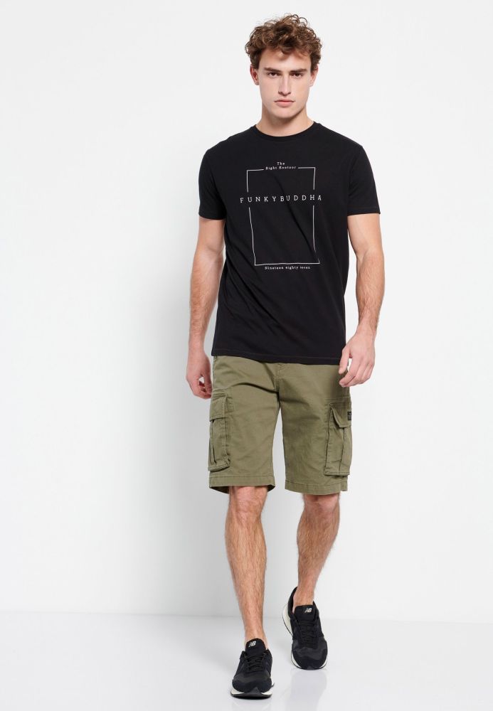 T-shirt με minimal branded τύπωμα