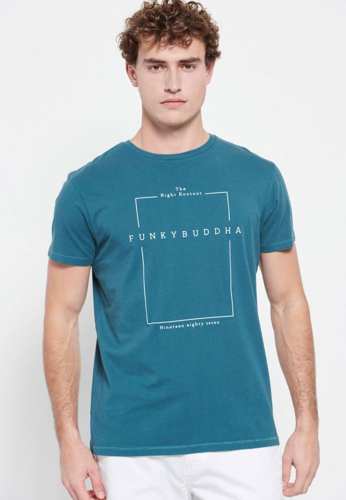 T-shirt με minimal branded τύπωμα
