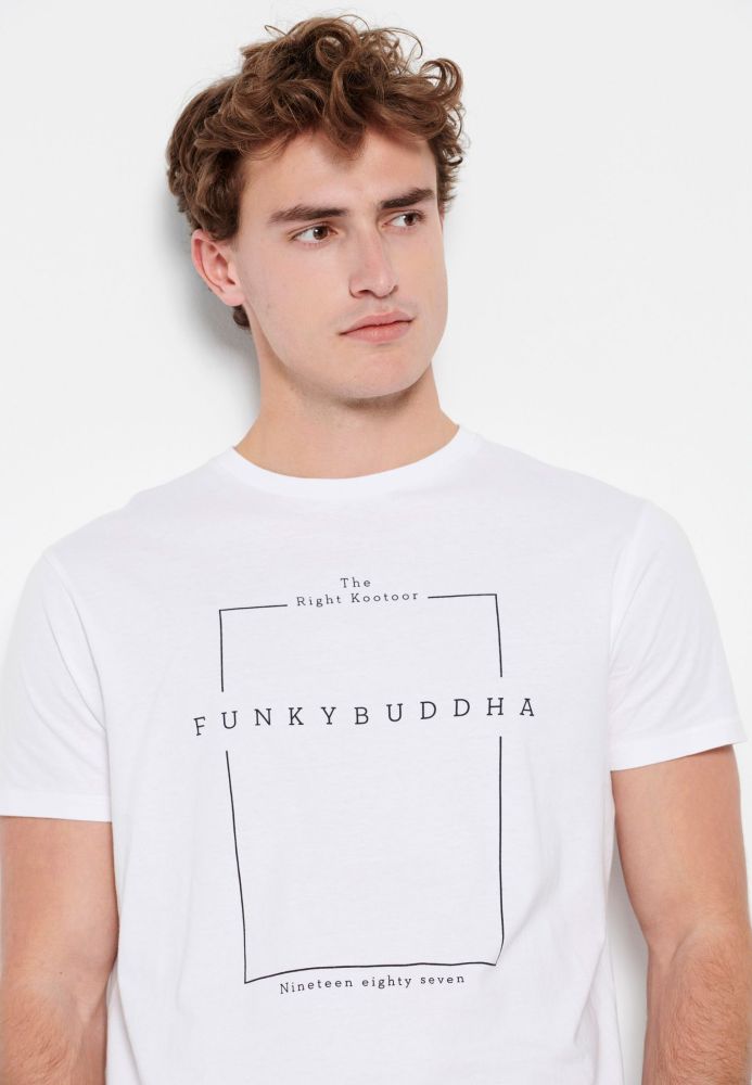 T-shirt με minimal branded τύπωμα