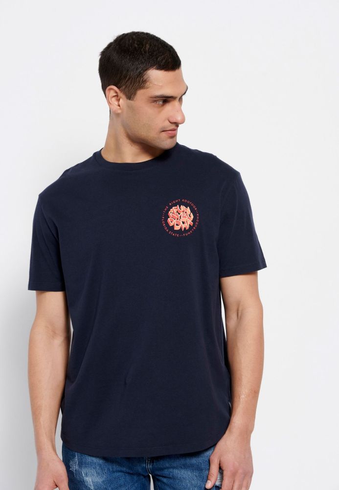 Relaxed fit t-shirt με τύπωμα