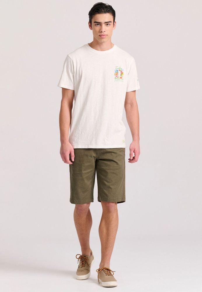 T-shirt με graphic τύπωμα στο στήθος
