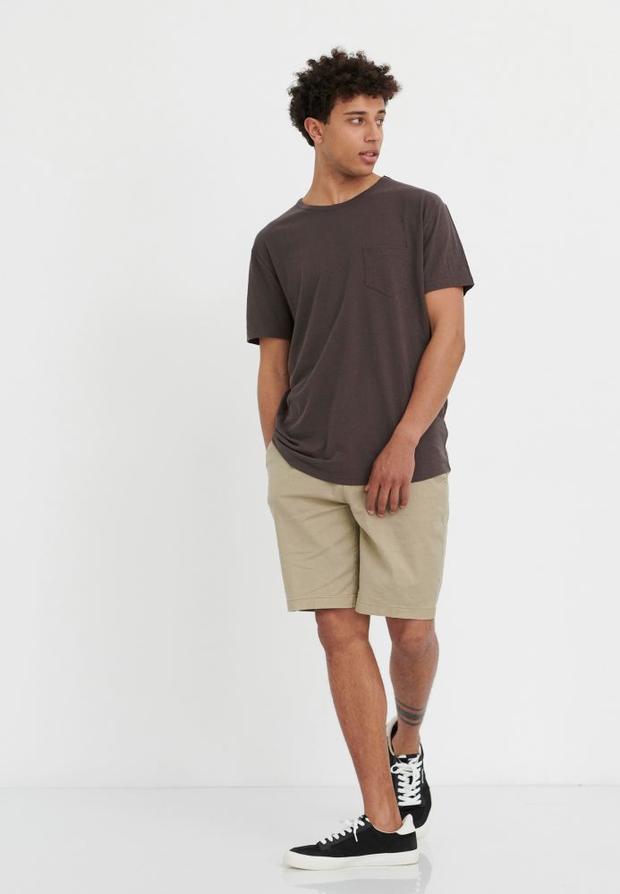Linen blend loose fit t-shirt