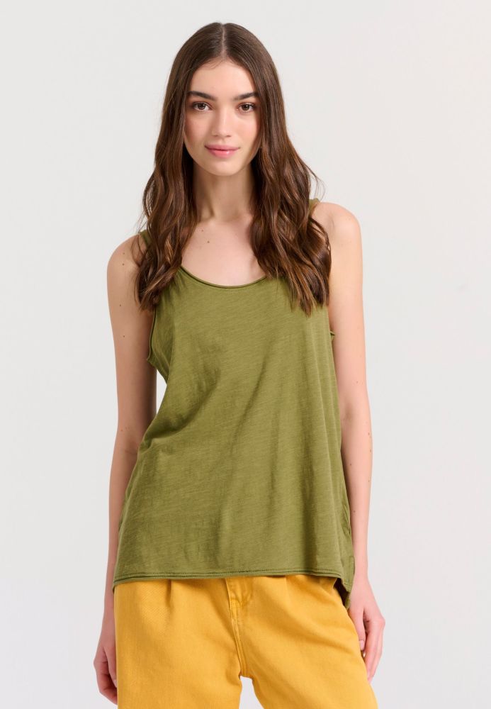 Γυναικείο μονόχρωμο tank top - The essentials