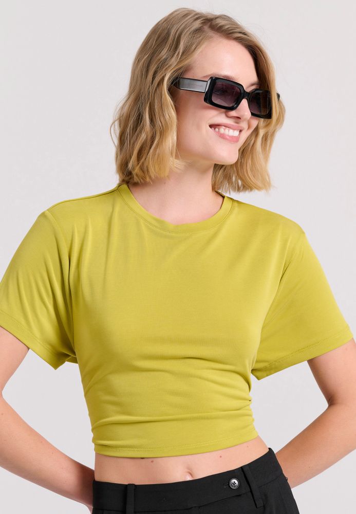 Γυναικείο t-shirt με δέσιμο στην πλάτη