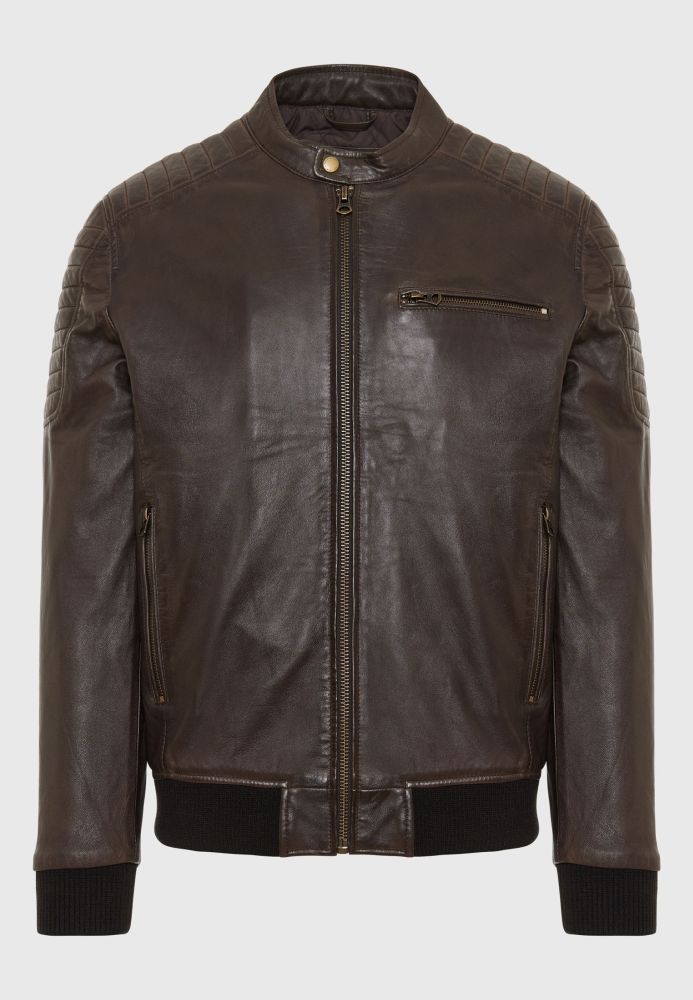 Ανδρικό δερμάτινο jacket (Sheepskin)
