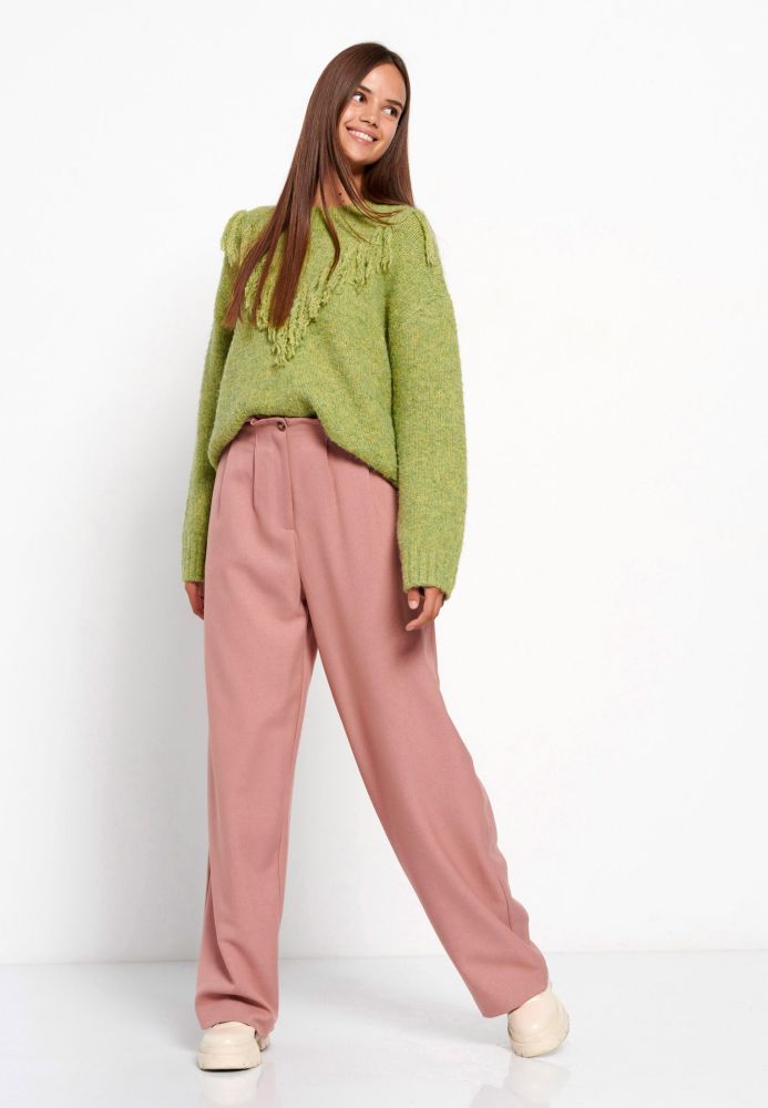 Γυναικεία wide leg παντελόνα