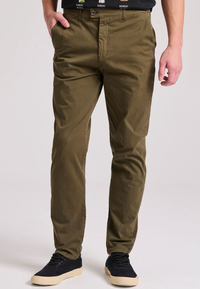Tapered fit chino παντελόνι