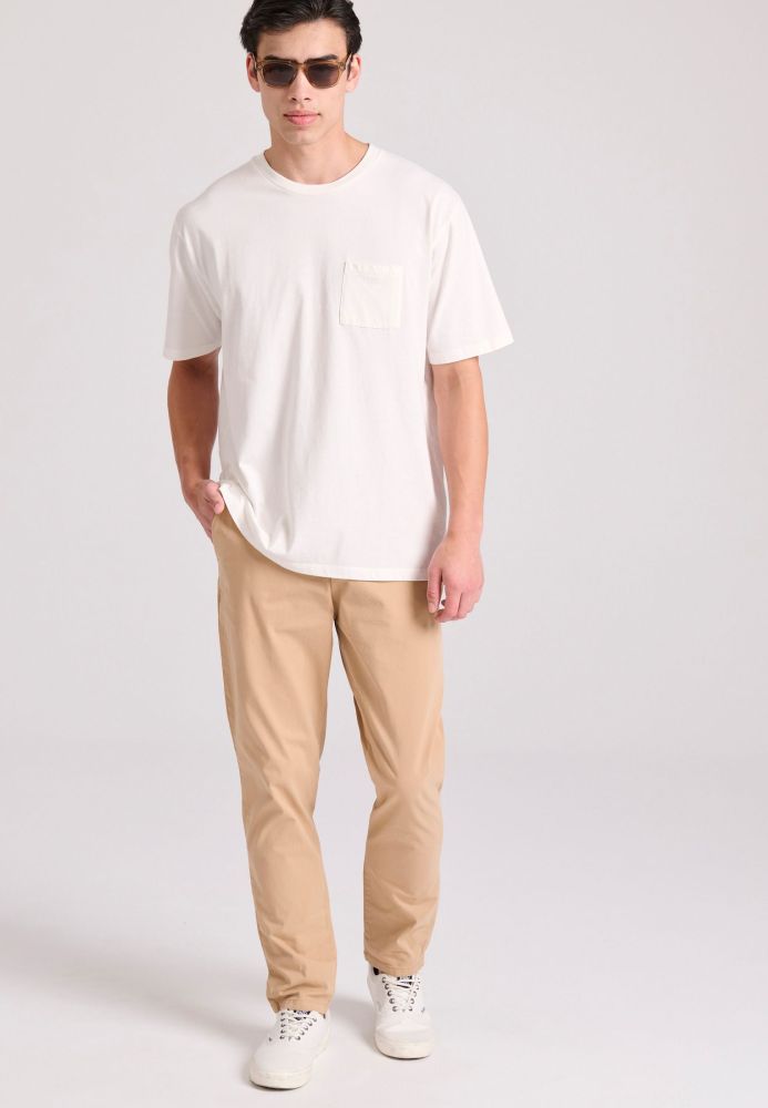Tapered fit chino παντελόνι