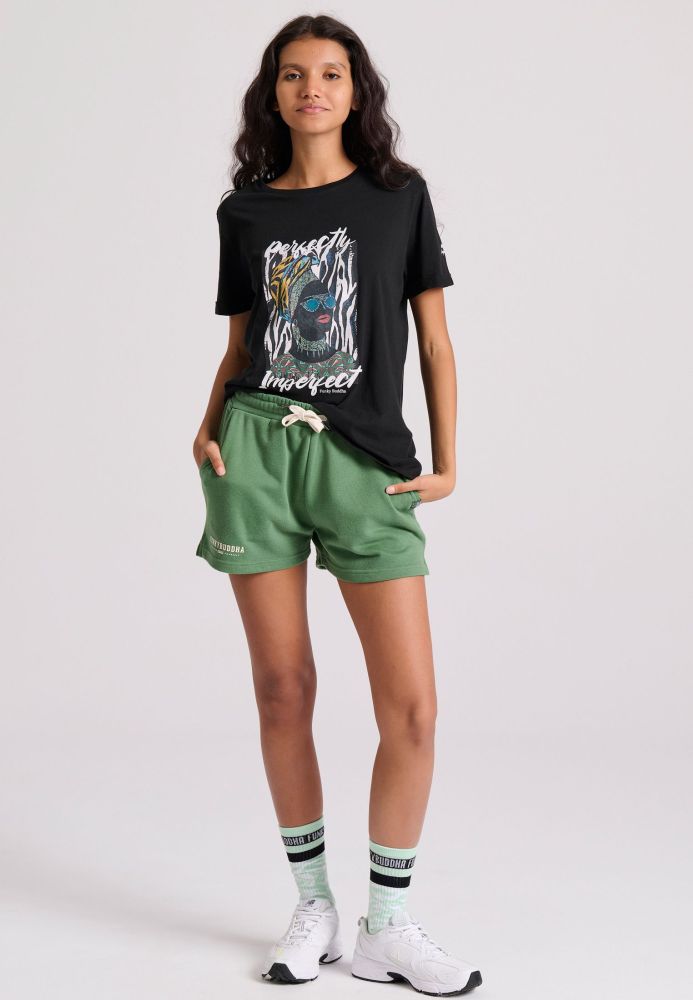 Relaxed fit t-shirt με boho τύπωμα