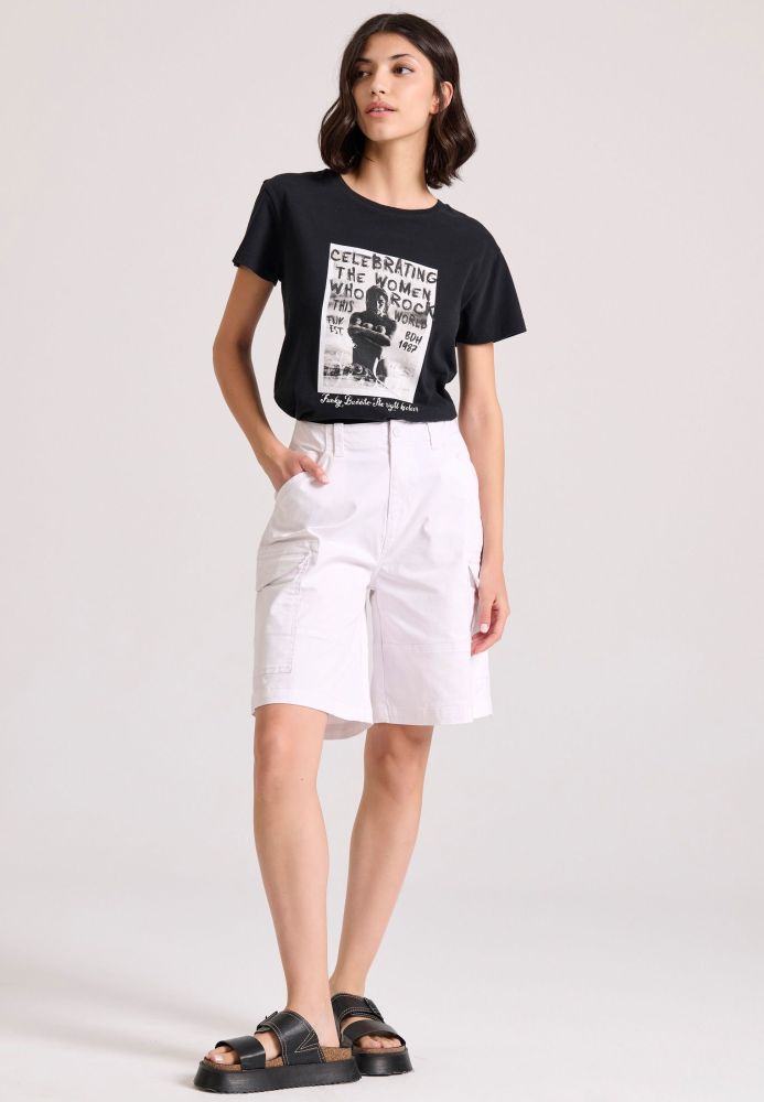 Γυναικείο t-shirt με photographic τύπωμα