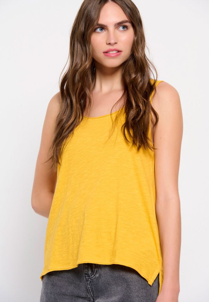 Βαμβακερό μονόχρωμο tank top