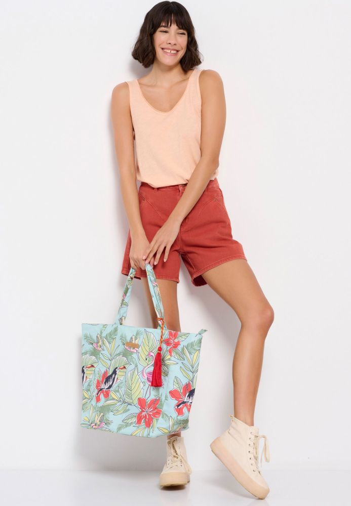 Βαμβακερό μονόχρωμο tank top